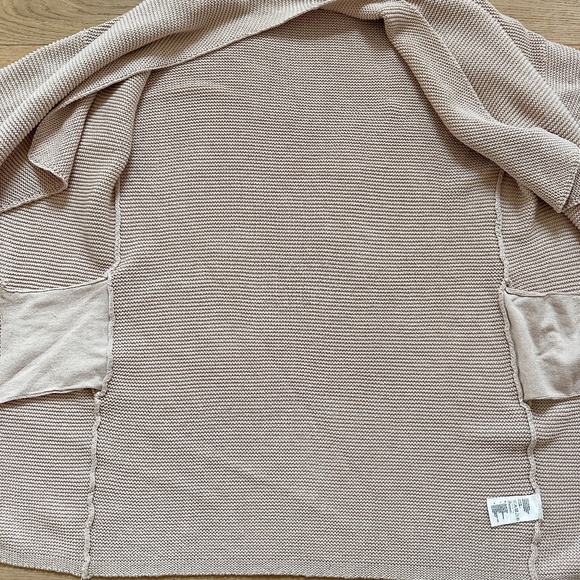 H&M Opne Front Knit Cardigan Jacket XS/S  Beige - Picture 2 of 6